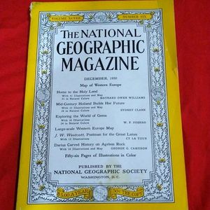 Vintage National Geographic Magazine December 1950